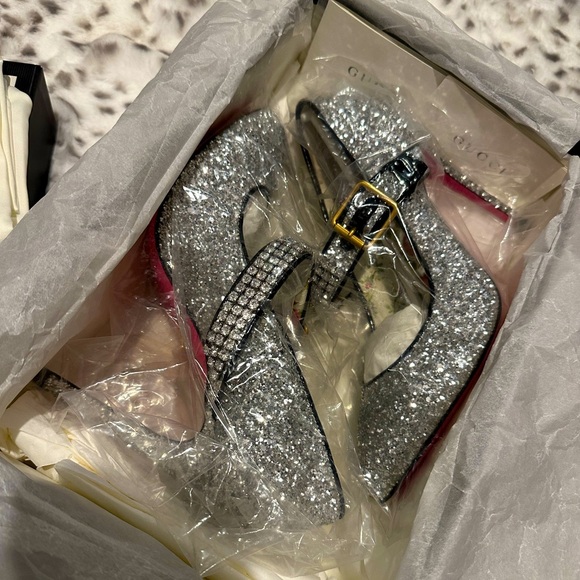 Gucci Glitter Heels - Picture 3 of 9